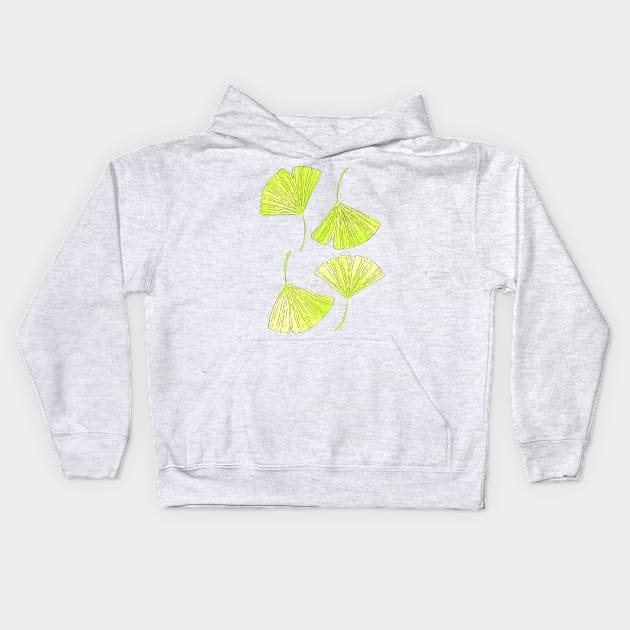 ginkgo Kids Hoodie by terastar